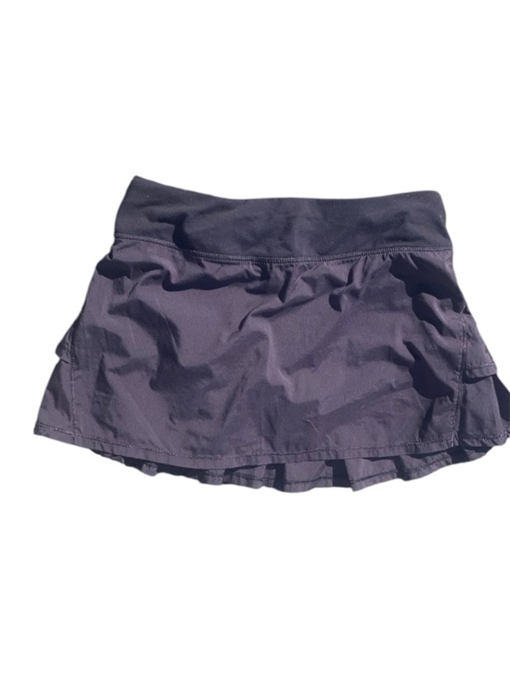 Ivivva Black Athletic Skort with Zip Pocket size 12 kids